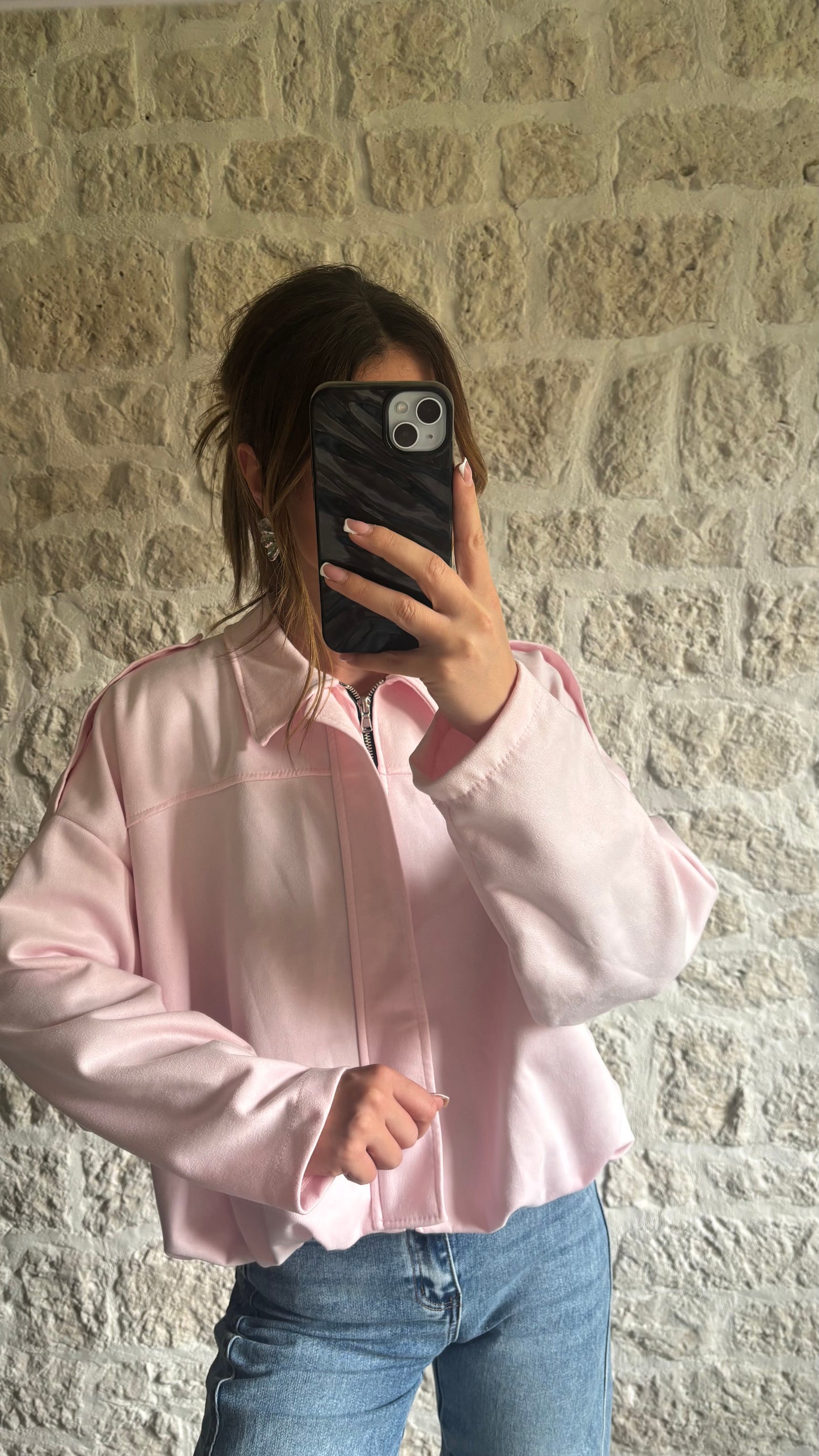Veste Lana - Rose blush