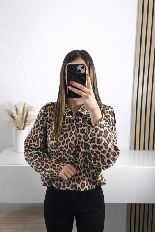 Veste léopard Lana