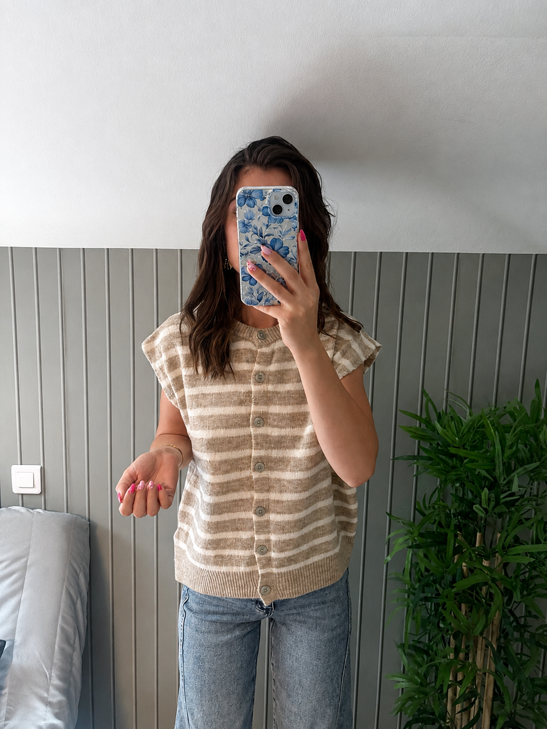 Gilet sans manches Maddy - beige