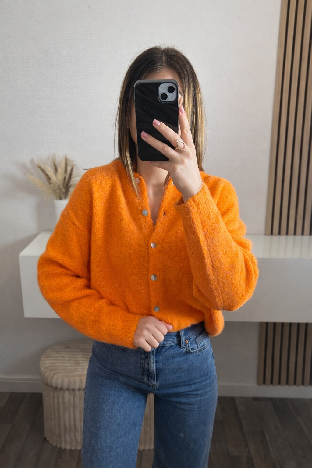 Gilet orange Jenna