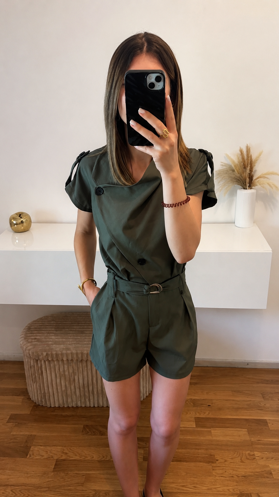 CombiShort Kaki Ambre