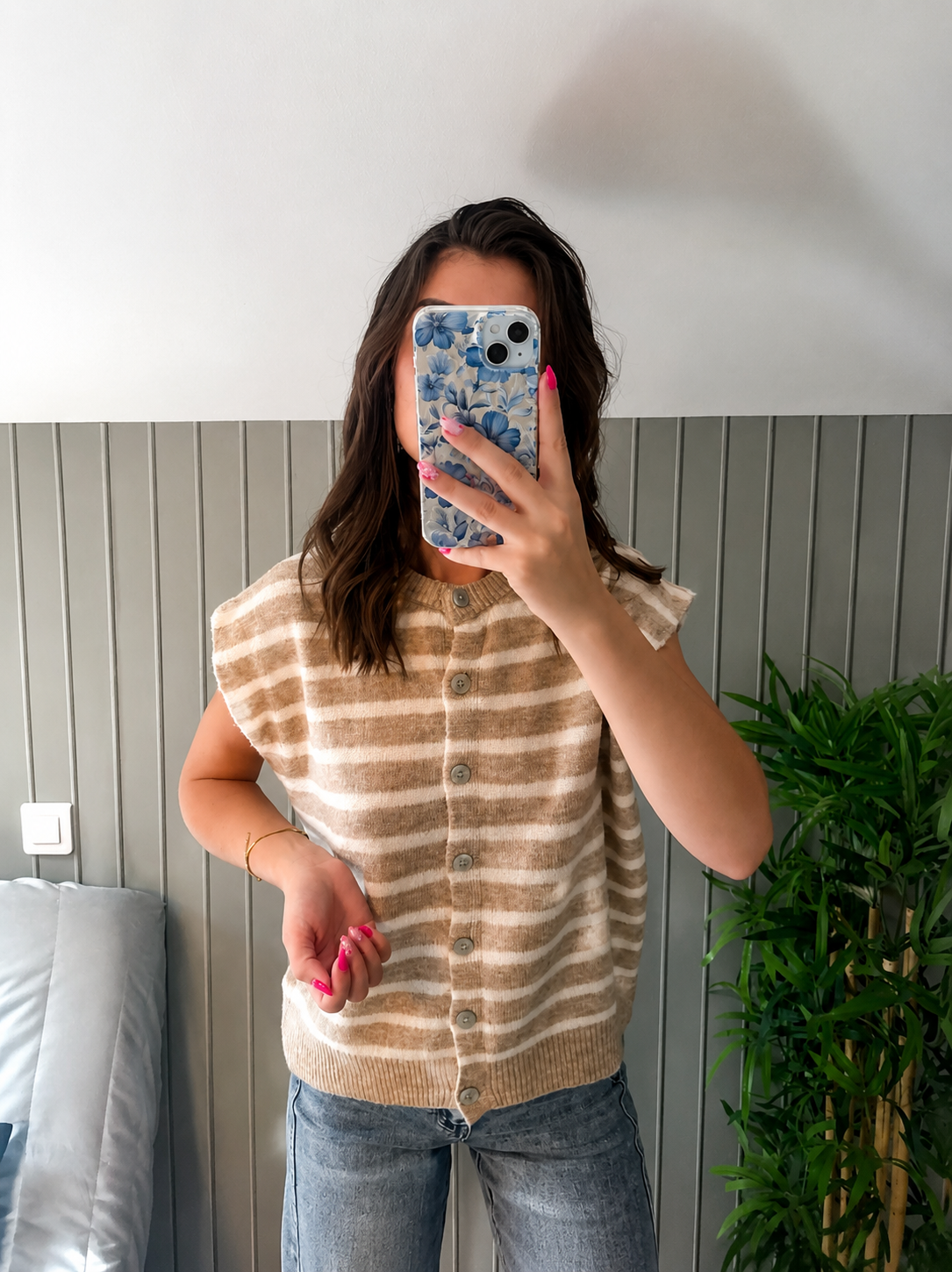 Gilet sans manches Maddy - beige