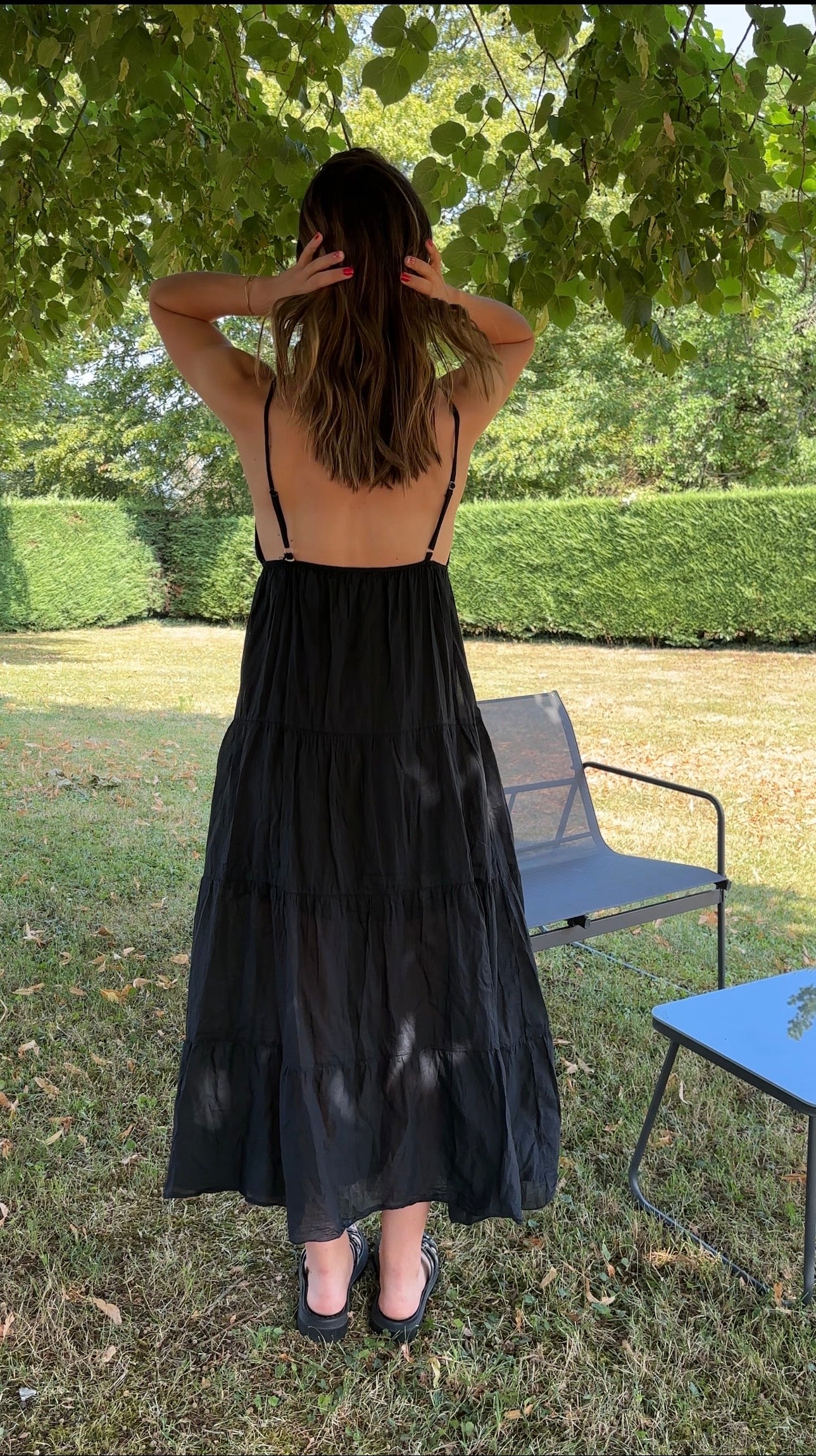 Robe Sunny longue - noire