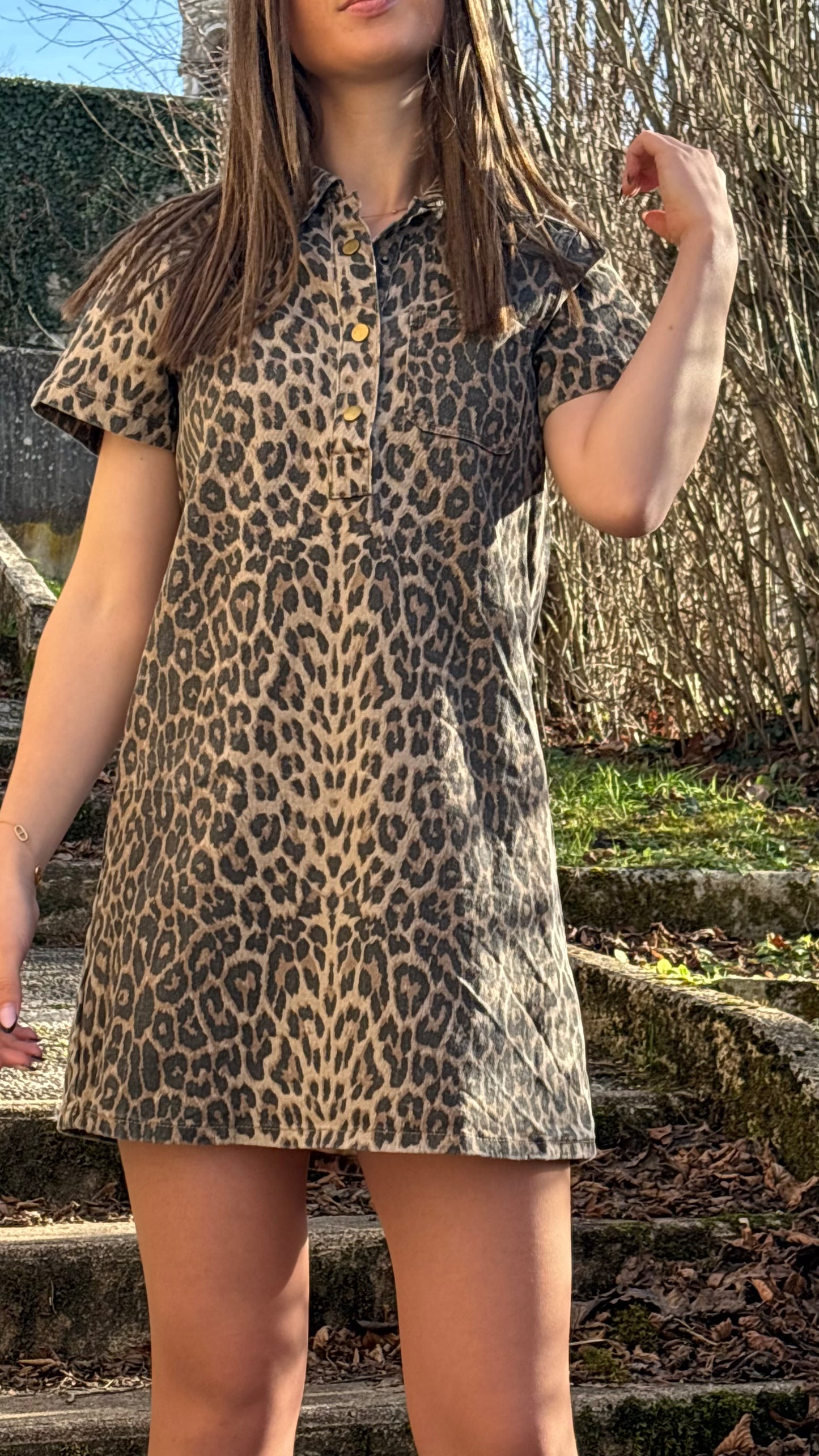 Robe léopard Louane