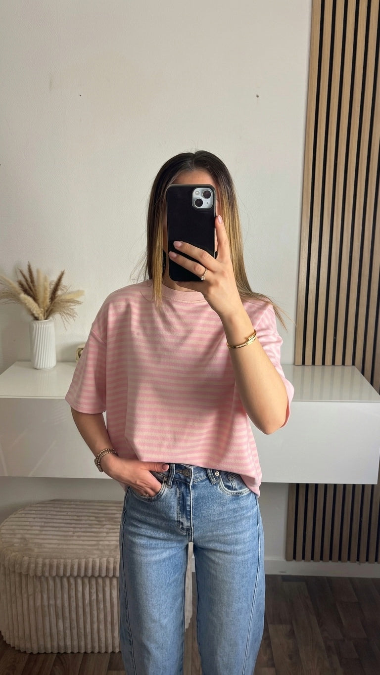 LES IMPARFAITS - TEE Shirt à rayures Belle